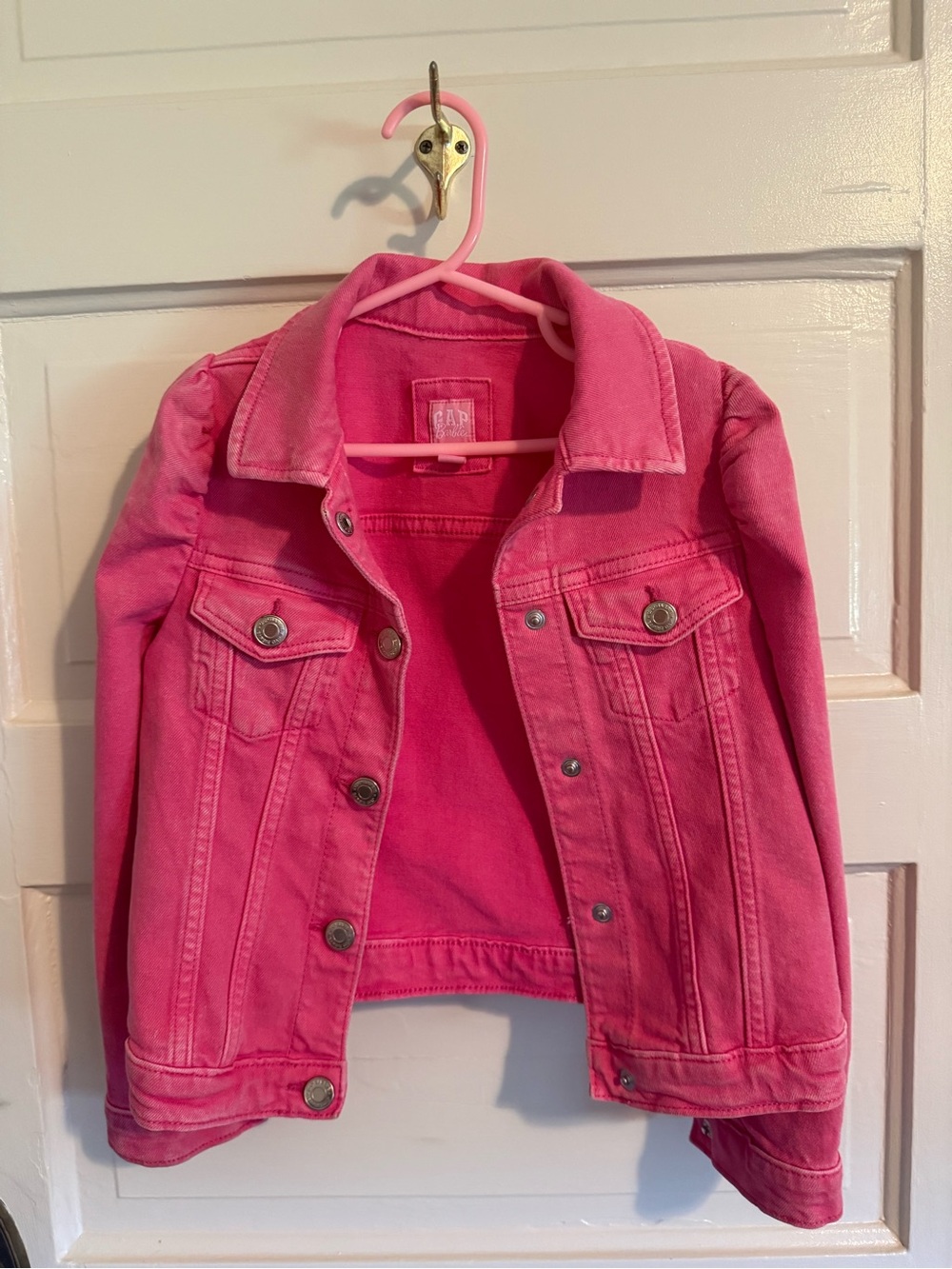 Gap Barbie Hot Pink Denim Jacket for Kids